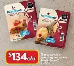 Walmart Nochebuena queso gouda o manchego rebanado oferta