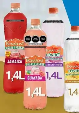 Walmart Bonafont agua saborizada aguas frescas o levité oferta