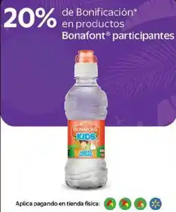 Walmart Bonafont de bonificación participantes oferta