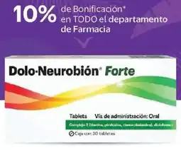 Walmart Dolo-neurobión forte de bonificación en todo el departamento oferta