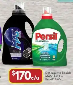 Walmart Más o persil detergente líquido oferta