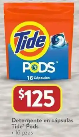 Walmart Tide pods detergente en cápsulas oferta