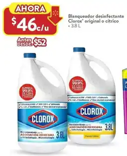 Walmart Clorox original o cítrico blanqueador desinfectante oferta
