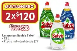 Walmart Salvo lavatrastes líquido oferta