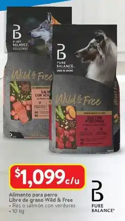 Walmart Wild & free alimento para perro libre de grano oferta