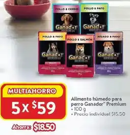 Walmart Ganador premium alimento húmedo para perro oferta