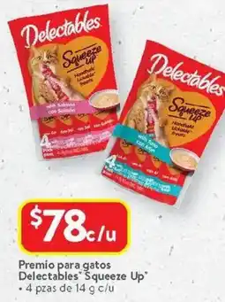 Walmart Squeeze up premio para gatos delectables oferta