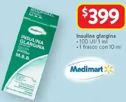 Walmart Insulina glargina oferta