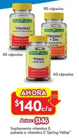Walmart Suplemento vitamina E oferta