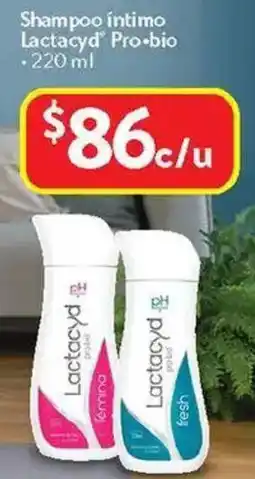 Walmart Lactacyd pro-bio shampoo íntimo oferta