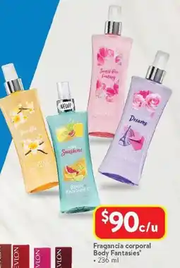 Walmart Body fantasies fragancia corporal oferta