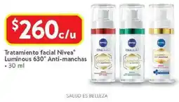 Walmart Nivea tratamiento facial luminous 630° anti-manchas oferta