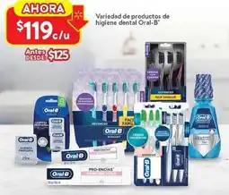 Walmart Oral-B ariedad de productos de higiene dental oferta
