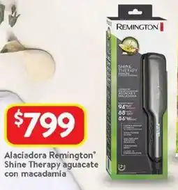 Walmart Remington alaciadora shine therapy aguacate oferta
