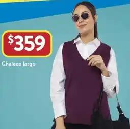 Walmart Chaleco largo oferta