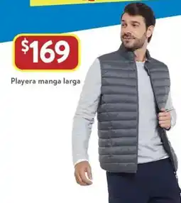 Walmart Playera manga larga oferta