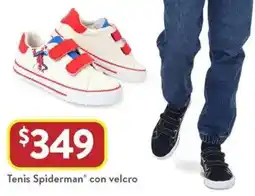 Walmart Tenis spiderman con velcro oferta