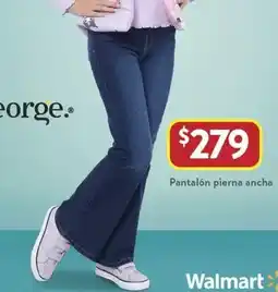 Walmart Pantalón pierna ancha oferta