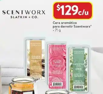 Walmart Scentworx cera aromática para derretir oferta