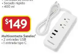 Walmart Multicontacto Sanelec oferta