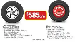 Walmart Rodeon llanta para moto 130/90r10 oferta