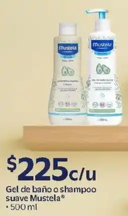 Walmart Mustela gel de baño o shampoo suave oferta
