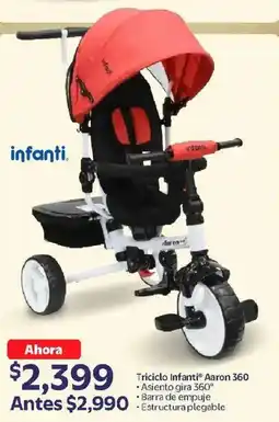 Walmart Triciclo infanti aaron 360 oferta
