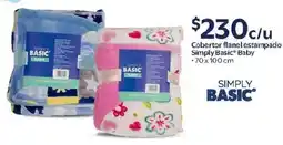 Walmart Simply basic cobertor flanel estampado oferta