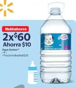 Walmart Gerber agua oferta