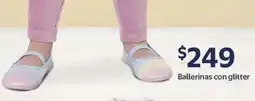 Walmart Ballerinas con glitter oferta