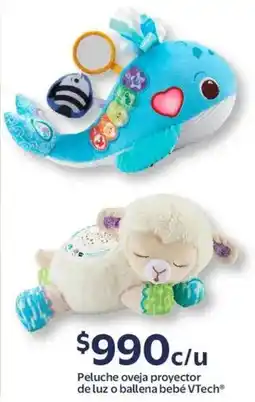 Walmart Peluche oveja proyector de luz o ballena bebé vtech oferta