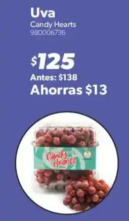 Sam's Club Uva candy hearts oferta