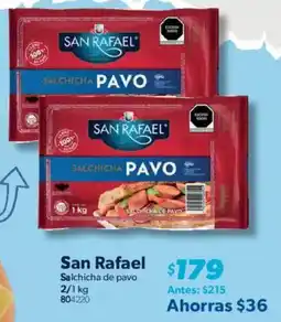 Sam's Club San rafael salchicha de pavo oferta
