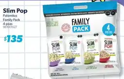 Sam's Club Slim pop palomitas family pack oferta