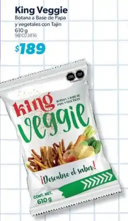 Sam's Club King veggie botana a base de papa y vegetales con tajín oferta