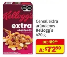 Soriana Mercado Kellogg's cereal extra arándanos oferta