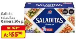Soriana Mercado Gamesa galleta saladitas oferta