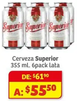 Soriana Mercado Superior cerveza oferta