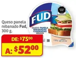 Soriana Mercado Fud queso panela rebanado oferta