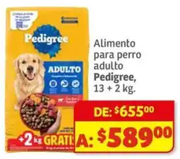 Soriana Mercado Pedigree alimento para perro adulto oferta