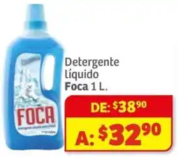 Soriana Mercado Foca detergente líquido oferta