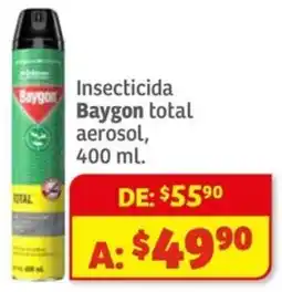 Soriana Mercado Baygon insecticida total aerosol oferta