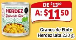 Soriana Mercado Herdez granos de elote lata oferta