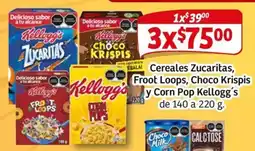 Soriana Mercado Cereales zucaritas, froot loops, choco krispis oferta