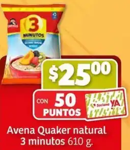 Soriana Mercado Quaker natural avena oferta