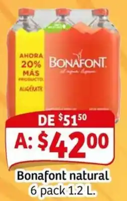 Soriana Mercado Bonafont natural oferta