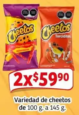 Soriana Mercado Variedad de cheetos oferta