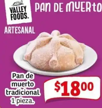 Soriana Mercado Pan de muerto tradicional oferta