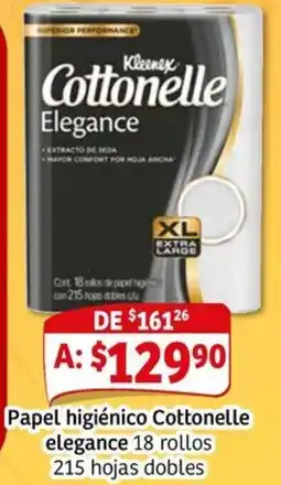 Soriana Mercado Cottonelle elegance papel higiénico oferta