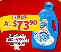 Soriana Mercado Suavitel suavizante spring memories oferta